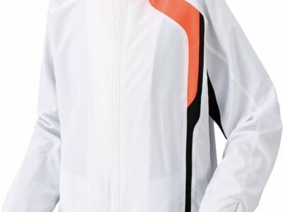Jacheta barbati pentru incalzire, Yonex 52003EX, culoare alba (white)