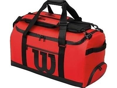 Geanta de tenis Wilson Tech Duffel, rosu