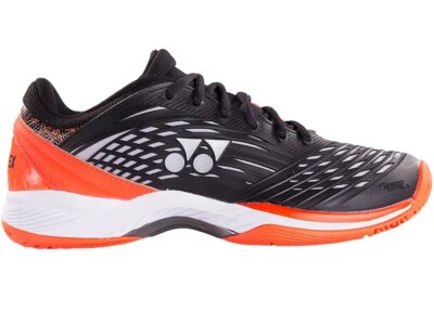 Pantofi tenis zgura Yonex FUSHIONREV 2CL, culoare black/orange (negru/portocaliu)