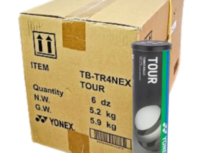 Mingi tenis YONEX TOUR, bax 18 x 4  bucati, galbene