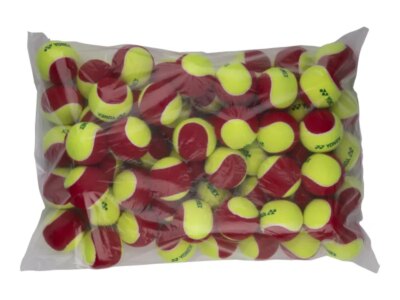 Mingi tenis copii Yonex TMP20, stadiul 3 (60 mingi/punga), culoare rosu (red)
