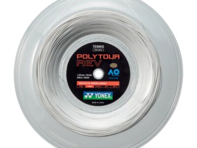 Racordaj Yonex Poly Tour REV 125, 1.25mm, rola 200m, culoare white (alba)