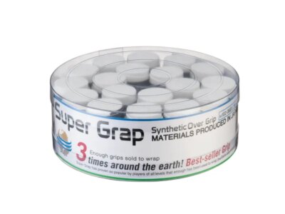 Overgrip Yonex Super Grap AC102-36, culoare alb (set 36 bucati)