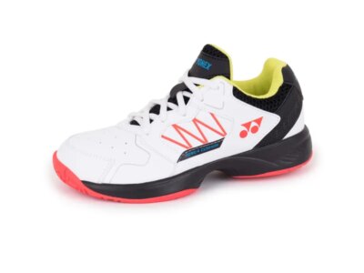 Pantofi tenis juniori Yonex LUMIO JUNIOR, culoare white/black (alb/negru)