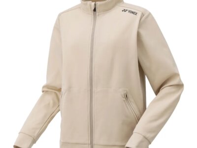 Jacheta femei pentru incalzire, Yonex 57068EX, culoare bej (sand beige)