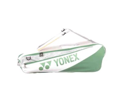 Geanta tenis YONEX 52526 Club Racket Bag (6 rachete) alba-verde (white-olive)