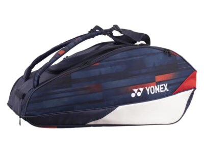 Geanta tenis YONEX BA29PA OLYMPIC LIMITED PRO RACQUET BAG 2024 (9 rachete) , culoare alb/bleumarin/rosu (white/navy/red)