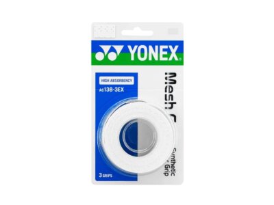 Overgrip Yonex Mesh Grip AC138-3, culoare alb (white)