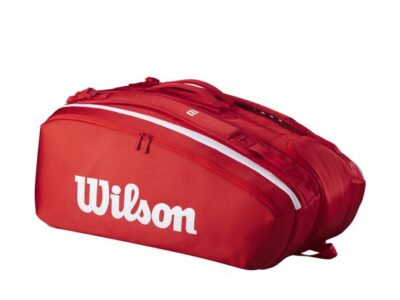 Geanta tenis Wilson SUPER TOUR RED 15PK 2025