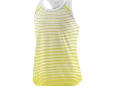 Maiou fete Wilson Team Crew Striped, alb/galben