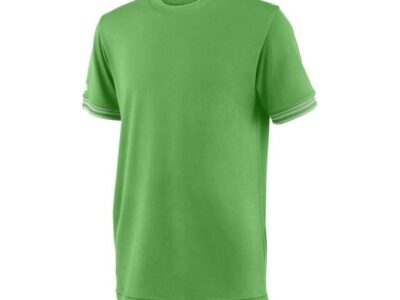 Tricou Wilson Team Solid Crew, baieti, verde